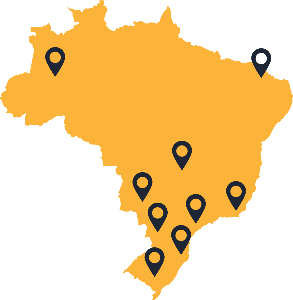 Atuação em todo o Brasil